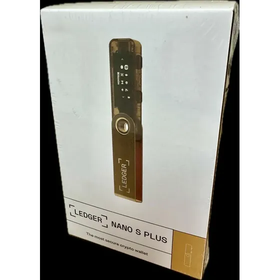 Carteira Ledger Nano S Plus Dourado