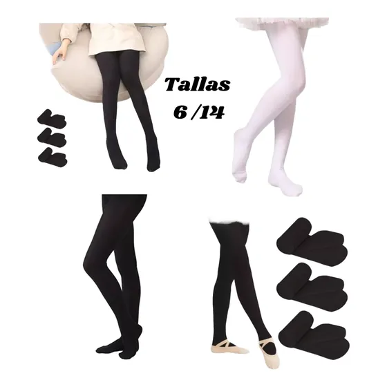 Medias Pantys Para Practicas De Danzas Y Ballet