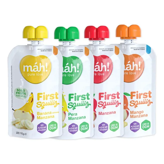 Compotas Mah Caja De 12 Sabores Surtidos