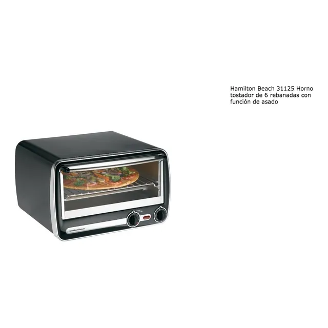 Horno Tostador Hamilton Beach Capacidad Pizza 12 Pulgadas