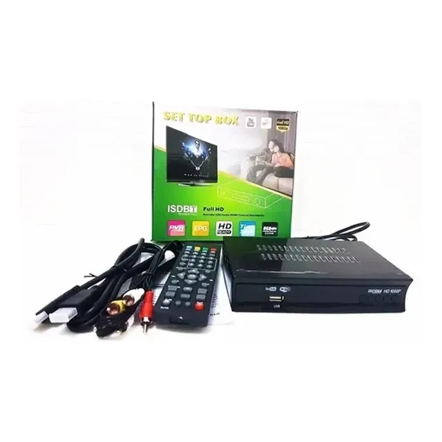 Sintonizador De Canales Digitales Tv Full Hd Isdbt - King So