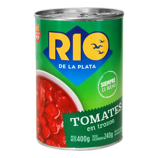 Tomates En Trozos Río De La Plata 400 Grs.