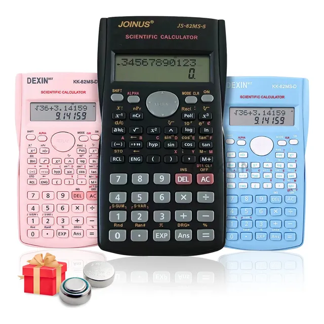 Calculadora Cientifica Escolar 240 Funciones Con Baterias