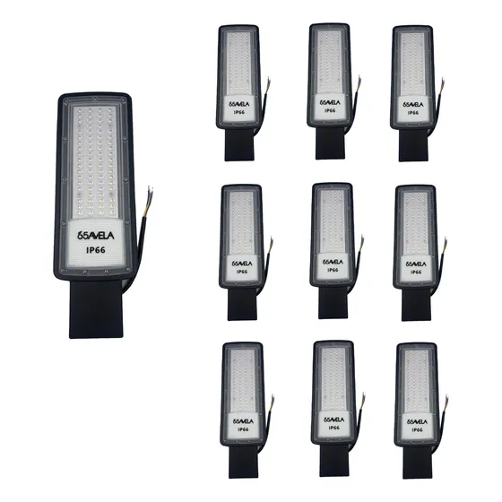 Kit 12 Luminária Led P/ Poste 400w Iluminação Publica 6500k