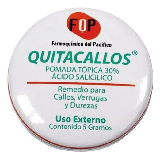 Quitacallos Pomada Tópica 30 %, 1 Lata 5 G