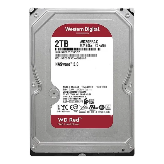 Disco Duro Hdd 2tb Western Digital Red Plus Nas