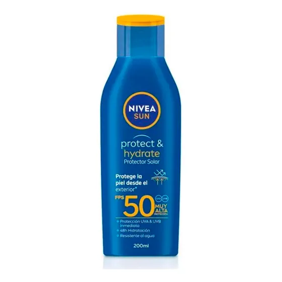 Protector Solar Protect Hydrate Fps50 200ml Nivea Sun
