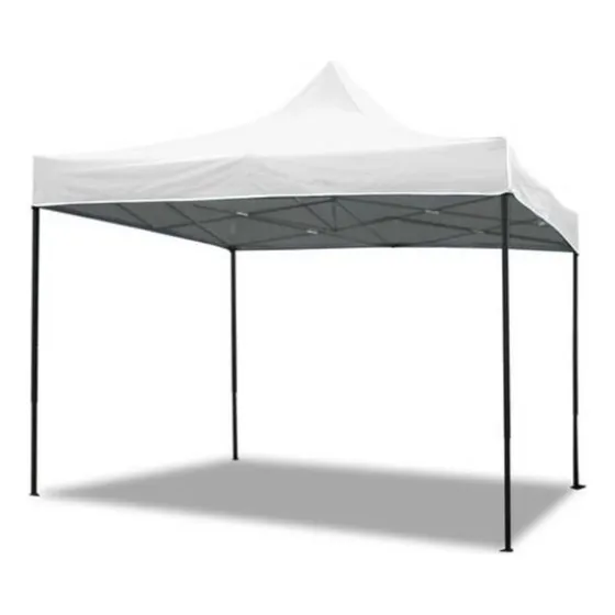 Gazebo Blanco En Polyester Impermeable 2x2
