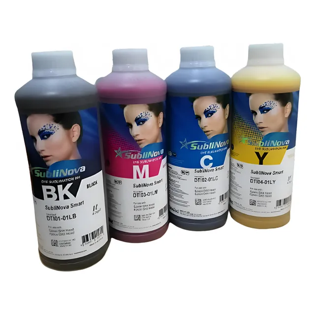 Tinta Sublimacion Sublinova Litro Black Cian Yellow Magenta