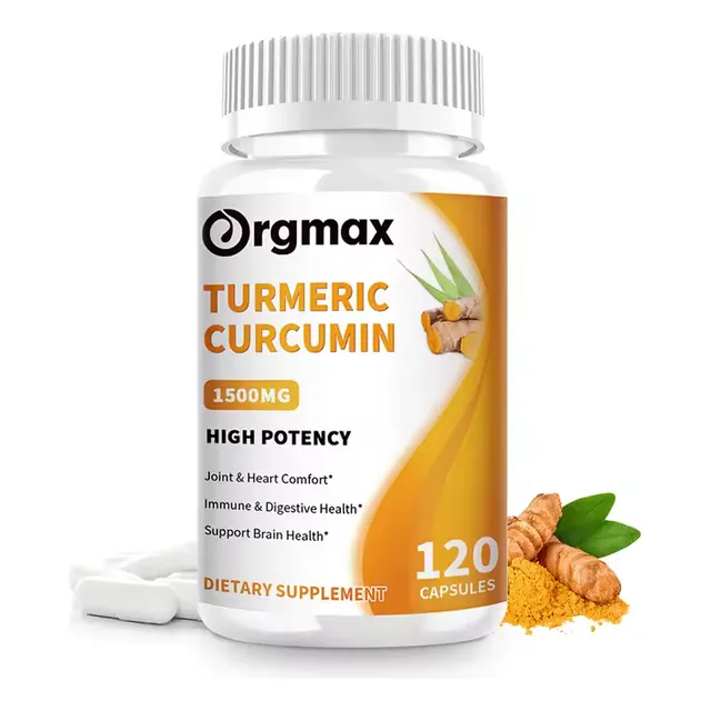 Orgmax Cúrcuma Salud Cardiov Dolor Inflamación Crónica