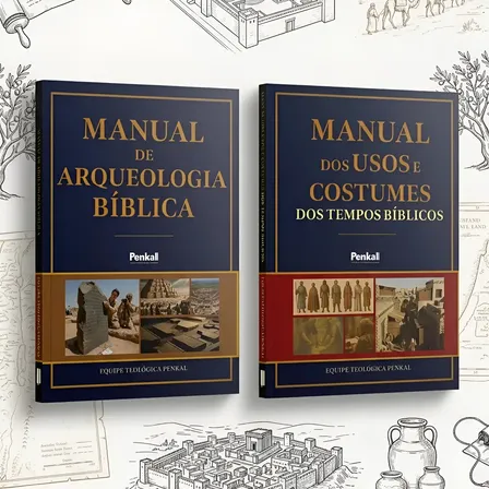 Kit Herança Bíblica Iluminada | Manual De Usos E Costumes + Manual De Arqueologia Bíblica