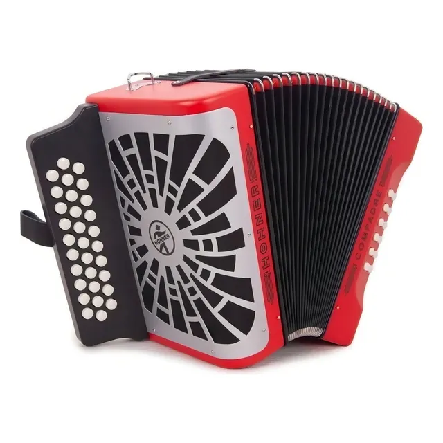 Acordeon Hohner Compadre En Fa-sib-mib A48441 Con Funda