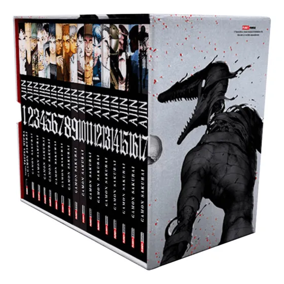 Box Ajin: Box Especial Contendo Todos Os 17 Volumes Da Coleção Ajin., De Gamon Sakurai, Tsuina Miura. Manga Ajin, Vol. 17. Editorial Panini, Capa Mole, Edição 1 Em Português, 2024