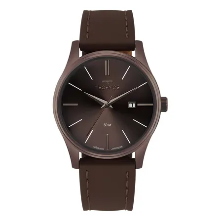 Relógio Technos Masculino Steel Marrom - 2115ubp/0m