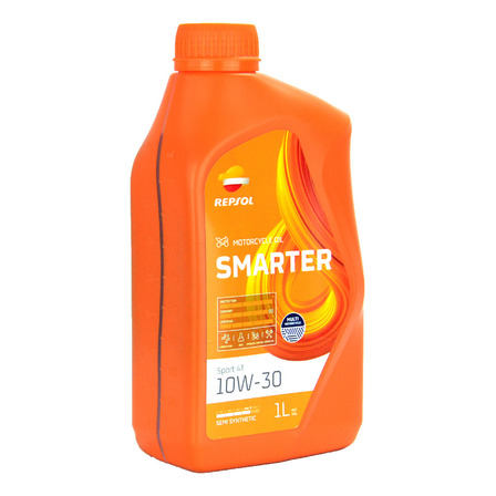 Óleo Repsol 10w30 Semissintético Smarter Moto 4 Tempos 1l Óleo Repsol 10w30 Semissintético Smarter Moto 4 Tempos 1l