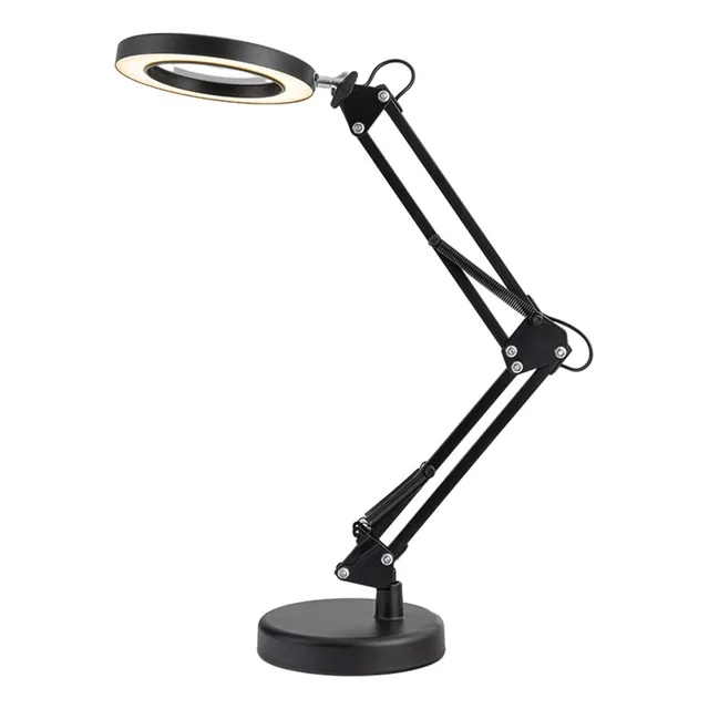 Tocador Led Y Lámpara De Escritorio Usb De Lectura Con Lupa.
