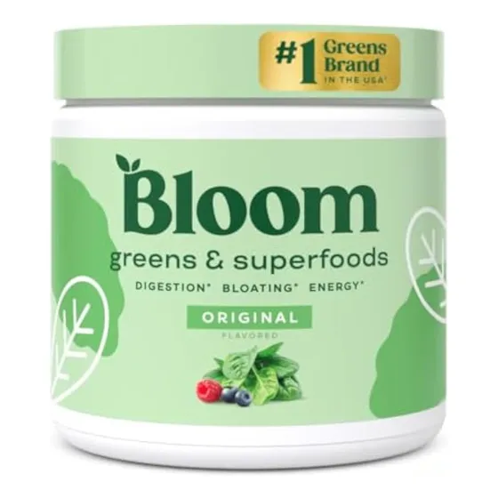 Superfood Greens En Polvo De Bloom Nutrition, Digestivo
