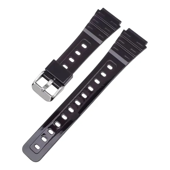 Correa Reloj Caucho R24 Para Casio F-84 / F91w / F-94/ F-105 Color Negro