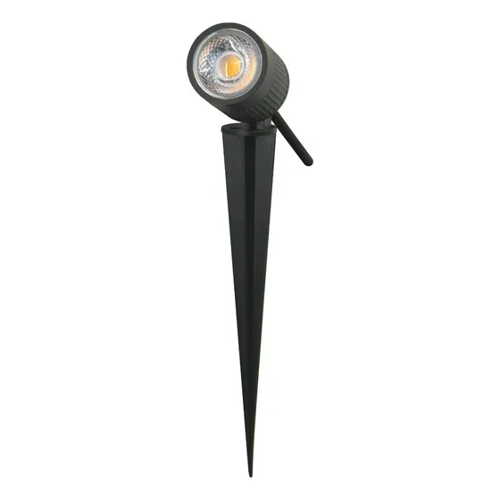 2x Espeto Focco Stella 7w 3000k Led Sth7703/30 Preto Jardim