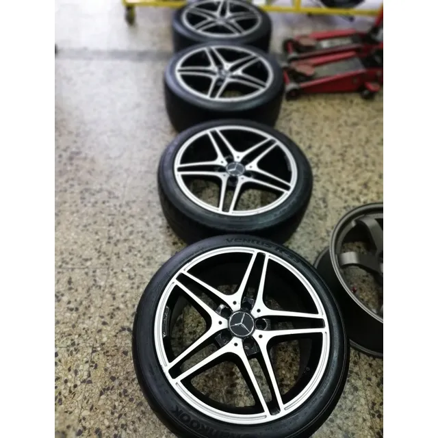 Aros#18 5x112 Amg Originales Doble Medida Con Llantas 