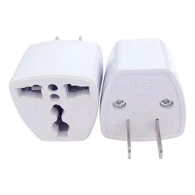 Kit 20 Clavijas Adaptador Europeo A Americano As 10a 250v