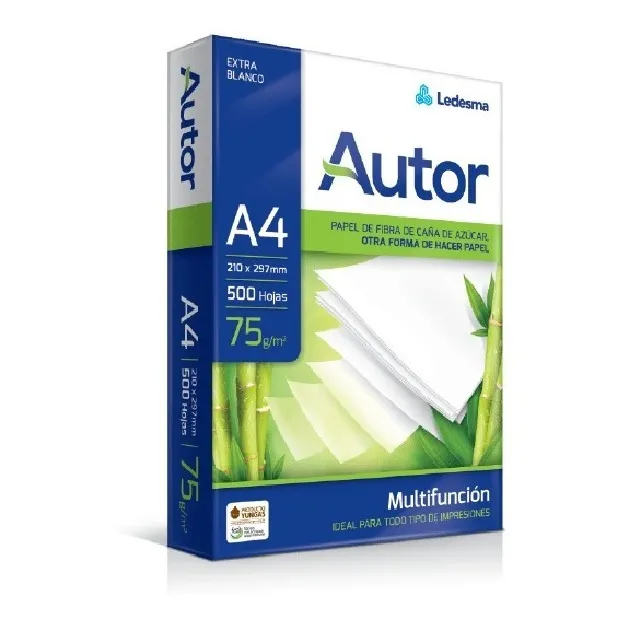 Resma A4/75 Grs Autor(x10 Uni) Envio Gratis Zona Microcentro