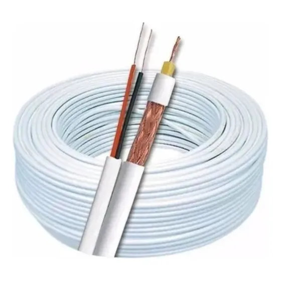 Cabo Coaxial Megatron Rf4mm + Bipolar 2x26 Awg 100m