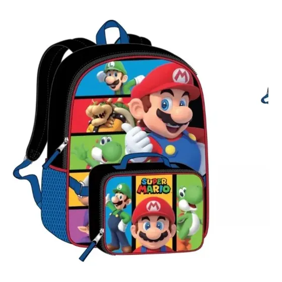Set Morral Súper Mario Niños 