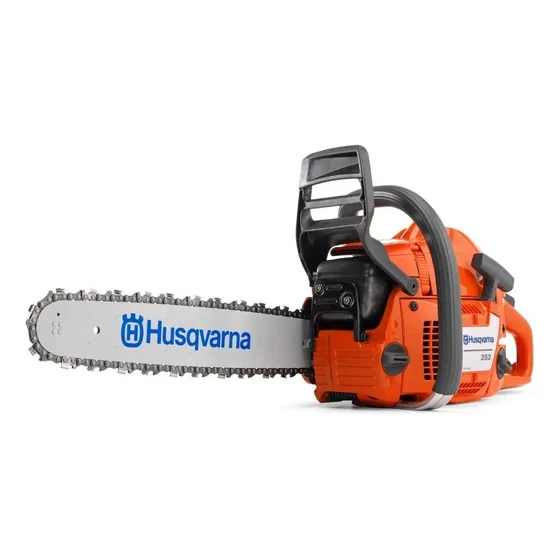 Motosierra Husqvarna 353 Sabre 18 de 51,7 cc a gasolina, color naranja