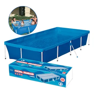 Piscina Grande FamĂlia Estrutural 3000 Litros Pvc Retangular Piscina Grande FamĂlia Estrutural 3000 Litros Pvc Retangular