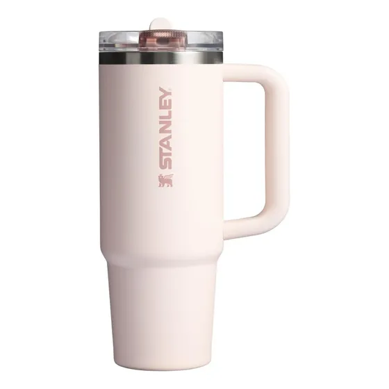 Vaso Stanley Quencher Pro Tour, Cuarzo Rosa Rosado, 30 Oz