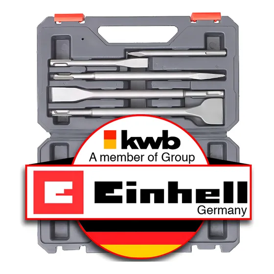 Cinceles Y Puntas Set De 5 Piezas Kwb Sds Para Rotomartillo