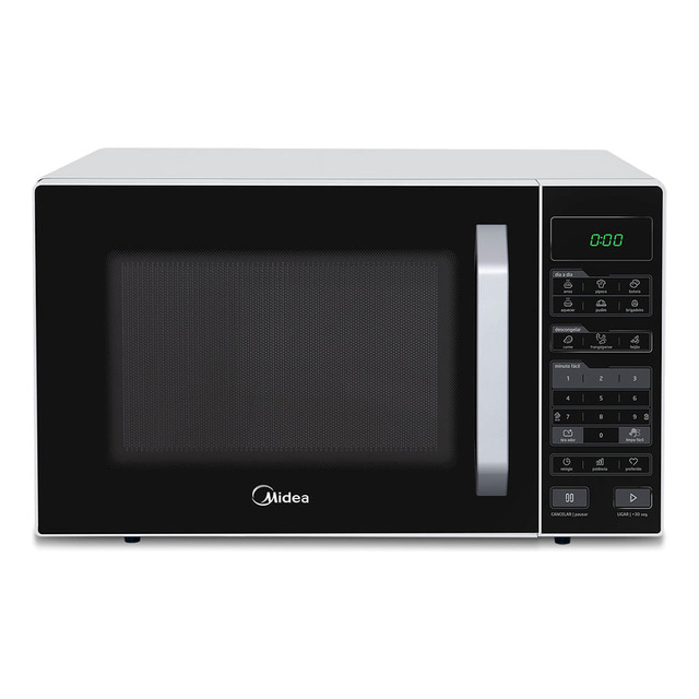 Micro-ondas 35 Litros Midea Mxsa35p1 Branco/preto 127v Micro-ondas 35 Litros Midea Mxsa35p1 Branco/preto 127v