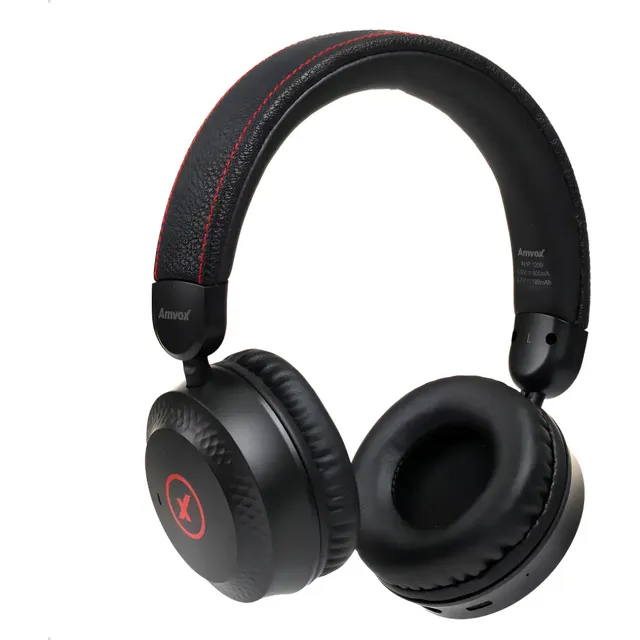 Fone De Ouvido Preto Sem Fio Bluetooth Alta Potência Amvox