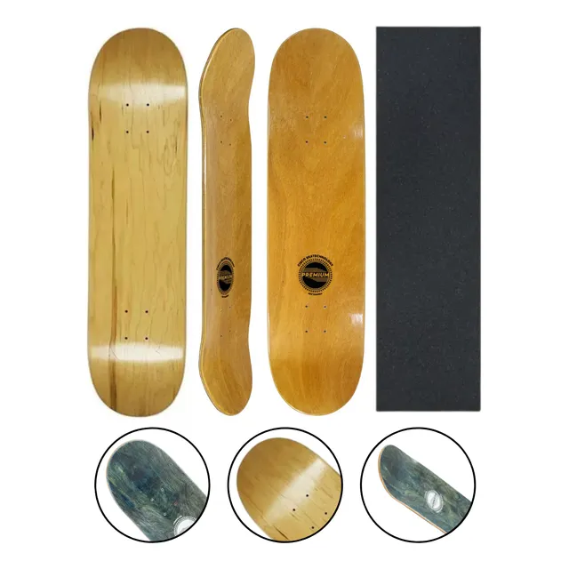 Shape De Skate Cisco Fiber Decks Liso + Lixa Grátis