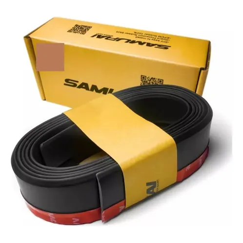 Ez Lip Babero Spoiler De Goma Universal Negro Jdm Parachoque