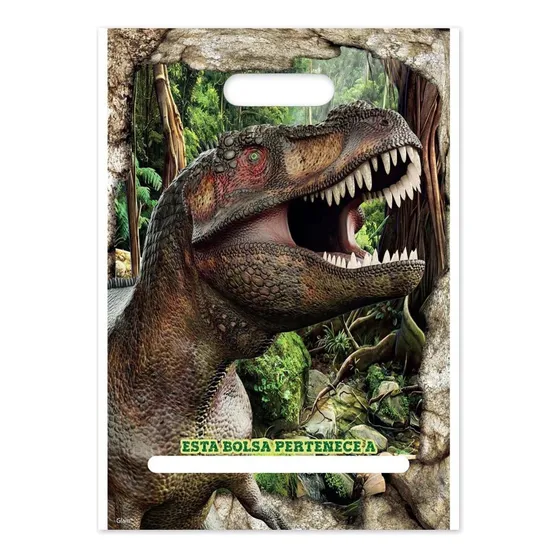 Bolsas Para Dulces Dinosaurios 6 Unidades Cumpleaños Glam