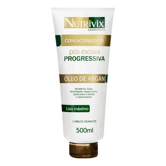 Nutrivix - Condicionador Pós Progressiva Óleo De Argan 500ml