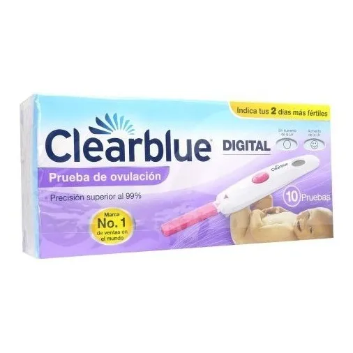 Test de ovulación digital Clearblue Reactivo 18 en varilla