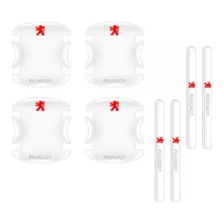 8pcs Protector Antiarañazos Para Manilla Y Puertas Peugeot 8pcs Protector Antiarañazos Para Manilla Y Puertas Peugeot