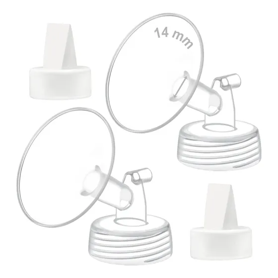 Piezas De Extractor De Leche Maymom Brida De 14 Mm Con Válvu