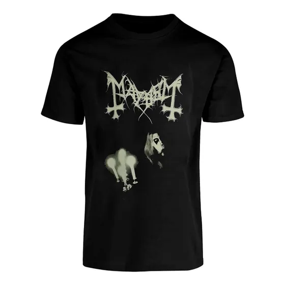 Mayhem Live In Leipzig Playera Black Metal 