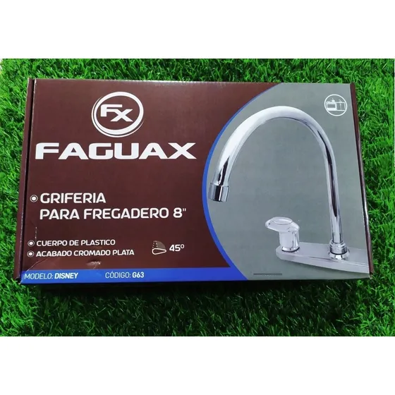 Griferia Fregadero Faguax Plastico Cromado Disney G63 