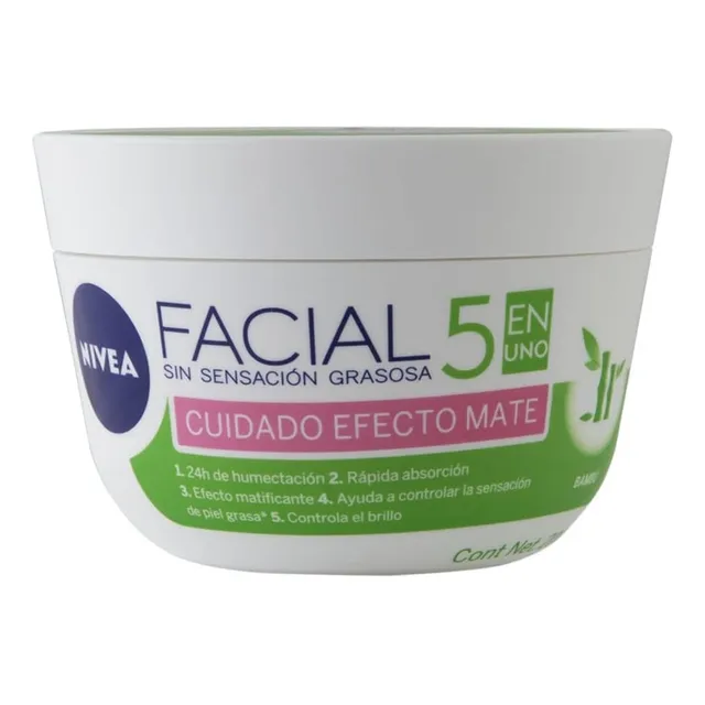 Nivea Facial 5 En 1 Efecto Mate Crema Facial 200 Ml