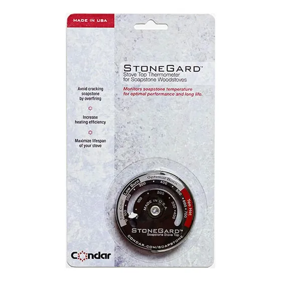 Termómetro De Estufa Stonegard (3-26) Para Madera De Esteati
