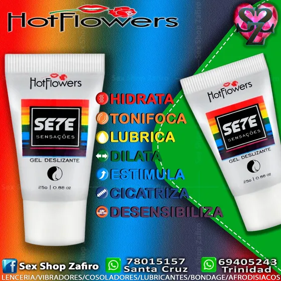 Hot Flowers-lubricantes