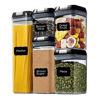 Pack De Contenedores Comida Hermético 5 Pcs Pack De Contenedores Comida Hermético 5 Pcs