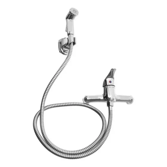 Ducha Higienica Mezcladora Monocomando 15cm Wico Rimontti