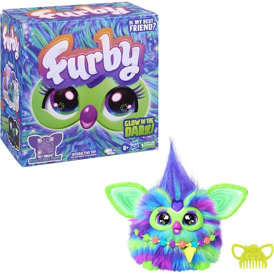 Furby Interactivo Edicion Galaxia, Brilla En La Oscuridad.