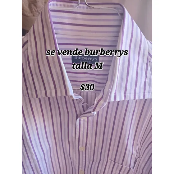 Camisa Manga Larga Burberrys Original